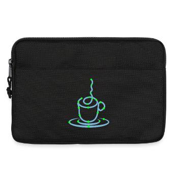 Coffee Cup Coffee Lovers Coffee Drinking - Laptop bag 13" - black - Front