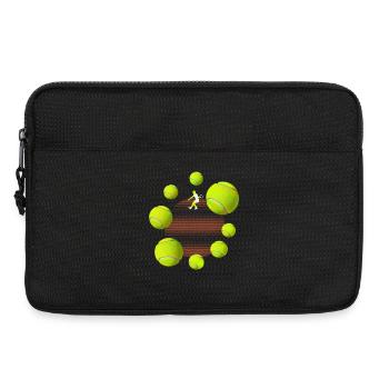 Balle de tennis - Sacoche pour ordinateur portable 13 pouces - noir - Devant