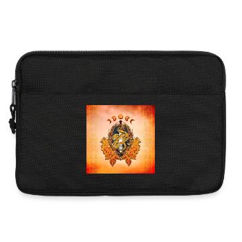 Atemberaubende Schlange mit Schwert - Laptoptasche 13" - Schwarz - Vorne