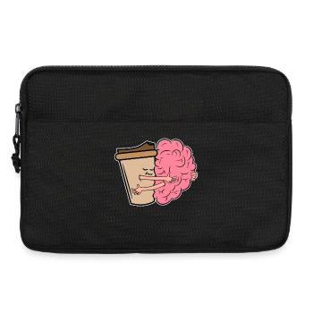 Kaffee Trinken Kaffeeliebhaber Kaffeetrinker - Laptoptasche 13" - Schwarz - Vorne