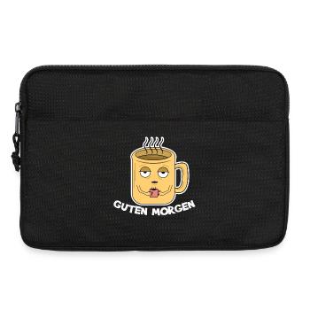 Frühstück Kaffeeliebhaber Kaffee Trinken Koffein - Laptoptasche 13" - Schwarz - Vorne