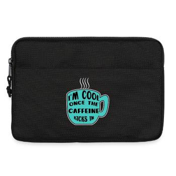 Caffeine Coffee Drinker Coffee Cup Coffee Statement - Laptop bag 13" - black - Front