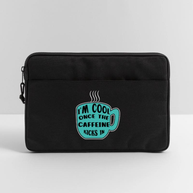 Caffeine Coffee Drinker Coffee Cup Coffee Statement Laptop bag 13"