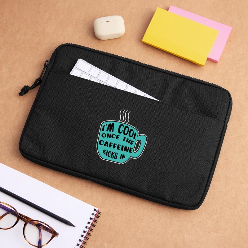 Caffeine Coffee Drinker Coffee Cup Coffee Statement Laptop bag 13"