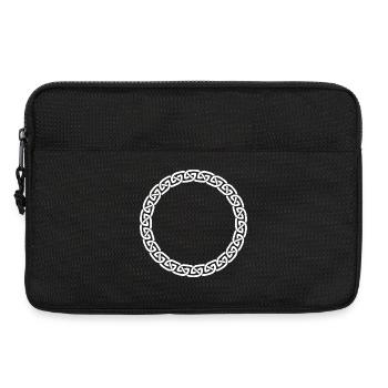 Nœud celtique - Sacoche pour ordinateur portable 13 pouces - noir - Devant