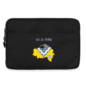 Val de marne - Sacoche pour ordinateur portable 13 pouces - noir - Devant