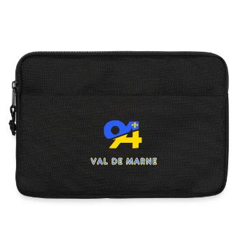 Val de marne - Sacoche pour ordinateur portable 13 pouces - noir - Devant