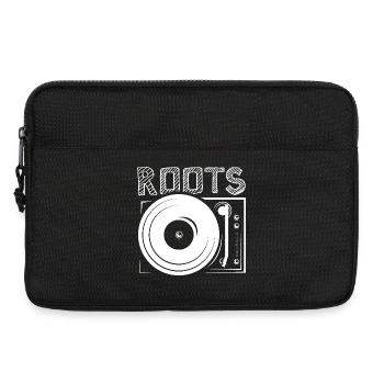turntable dj djing turntables roots Plattenspieler - Laptoptasche 13" - Schwarz - Vorne
