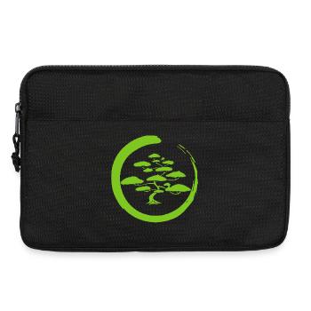 Green Japan tree - Laptop bag 13" - black - Front
