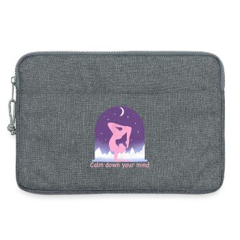 Yoga - Sacoche pour ordinateur portable 13 pouces - gris chiné - Devant