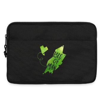 Isle of Man - Laptop bag 13" - black - Front