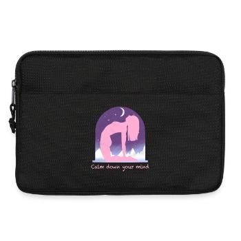 Moonlit Night Rest Pose - Laptop bag 13" - black - Front