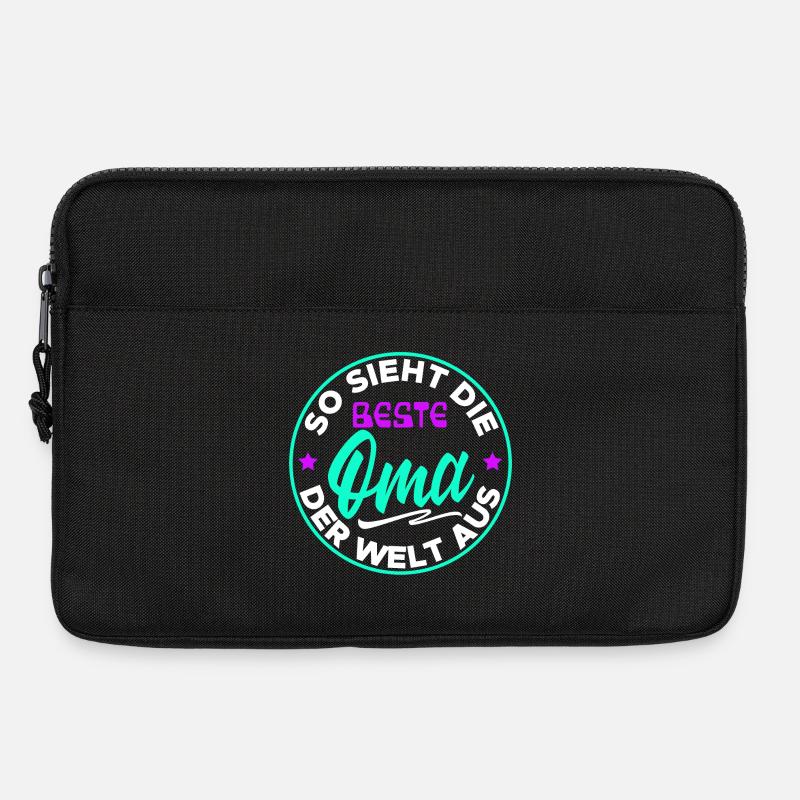 Beste Oma Statement Großmutter Großmama Seniorin - Laptoptasche 13" - Schwarz