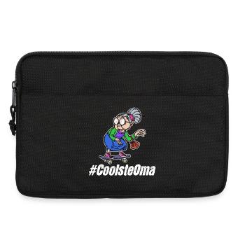 Brille Cool Oma Statement Großmutter Alte Frau - Laptoptasche 13" - Schwarz - Vorne