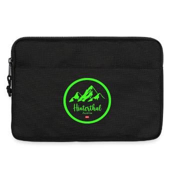 Hinterthal Alpen Neon Logo - Laptoptasche 13" - Schwarz - Vorne