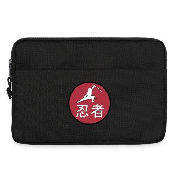 Ninja Japan Kanji Schrift Flagge Sonne Geschenk - Laptoptasche 13" - Schwarz - Vorne