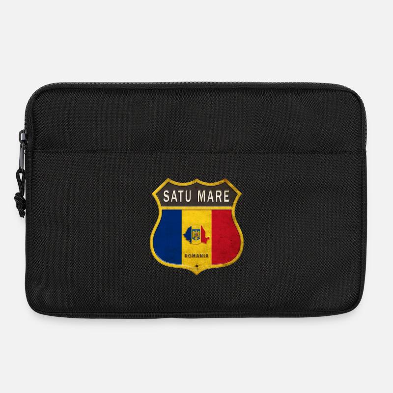 Satu Mare Rumänien Wappen Design - Laptoptasche 13" - Schwarz