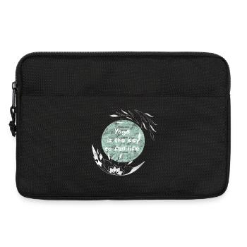 Yoga Key to Full Life - Laptop bag 13" - black - Front