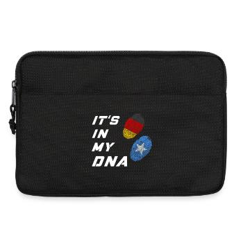 In meiner DNA Deutschland / Somalia - Laptoptasche 13" - Schwarz - Vorne