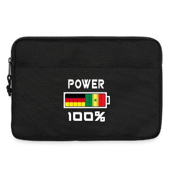 Allemagne et Sénégal Power 100% - Sacoche pour ordinateur portable 13 pouces - noir - Devant