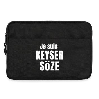 keyser söze, film culte, fan de cinéma - Sacoche pour ordinateur portable 13 pouces - noir - Devant
