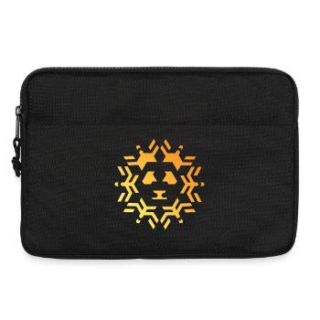 Panda Symbol Sonne Stern Muster Farben Icon - Laptoptasche 13" - Schwarz - Vorne