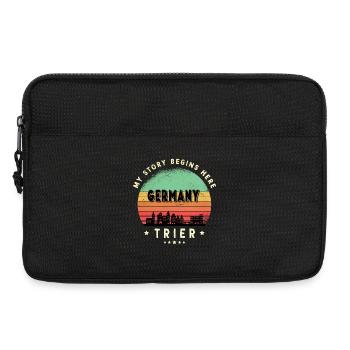 Trier Skyline Design - Laptoptasche 13" - Schwarz - Vorne