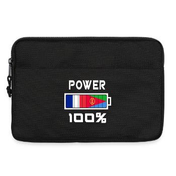 Eritrea und Frankreich sind an der Macht - Laptoptasche 13" - Schwarz - Vorne
