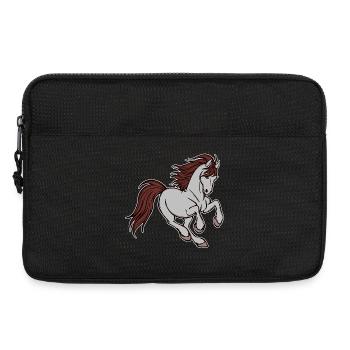 Chevaux islandais Chevaux Chevaux de galop Amour Islandais - Sacoche pour ordinateur portable 13 pouces - noir - Devant