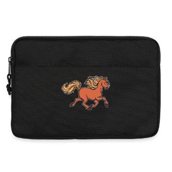Cheval de galop Amour Chevaux islandais Cheval Fous Chevaux - Sacoche pour ordinateur portable 13 pouces - noir - Devant