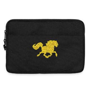 Cheval Amour Chevaux Cool Chevaux Islandais Cheval Fou - Sacoche pour ordinateur portable 13 pouces - noir - Devant