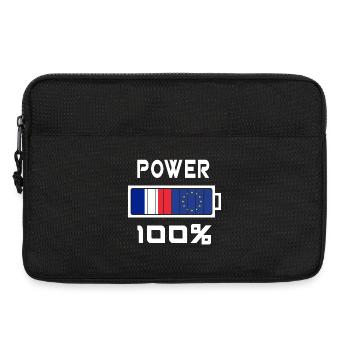 Europe et France Power 100% - Sacoche pour ordinateur portable 13 pouces - noir - Devant