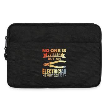 Electrician joke - Laptop bag 13" - black - Front