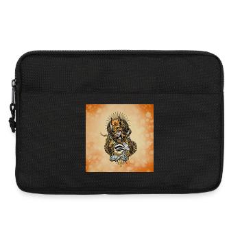 Anubis-Maske mit dem allsehenden Auge - Laptoptasche 13" - Schwarz - Vorne
