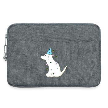 niedliche geschenke sohn, hund geburtstag - Laptoptasche 13" - Grau meliert - Vorne