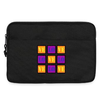 VELO LOVE LOVE BIKE BIKE GIFT - Laptop bag 13" - black - Front