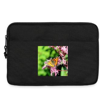 Butterflies - Laptop bag 13" - black - Front