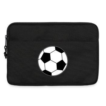 Ballon de football - Sacoche pour ordinateur portable 13 pouces - noir - Devant