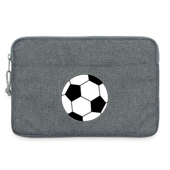 Ballon de football - Sacoche pour ordinateur portable 13 pouces - gris chiné - Devant