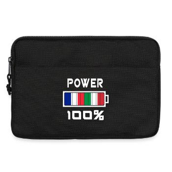 Italien und Frankreich sind an der Macht - Laptoptasche 13" - Schwarz - Vorne