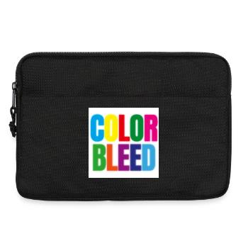 ColorBleed - Laptoptasche 13" - Schwarz - Vorne