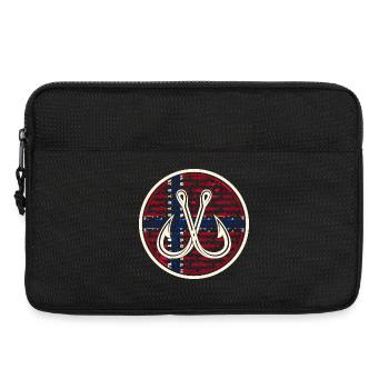 Norwegen Angeln Angler Fischen Angeltour - Laptoptasche 13" - Schwarz - Vorne
