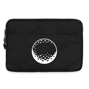 Golf Ball Golfer Cup Symbol Club - Laptoptasche 13" - Schwarz - Vorne