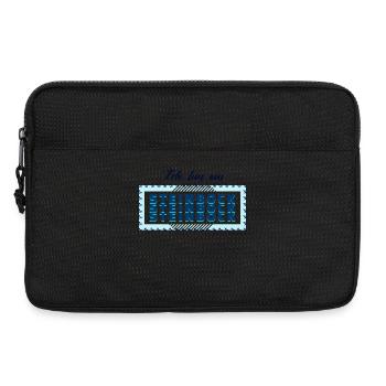 Tierkreiszeichen Steinbock Statement Horoskop - Laptoptasche 13" - Schwarz - Vorne