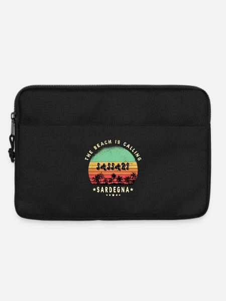 Sassari Sardinien Italien Strand Design - Laptoptasche 13" - Schwarz