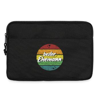 bester Ehemann Geschenk retro vintage - Laptoptasche 13" - Schwarz - Vorne