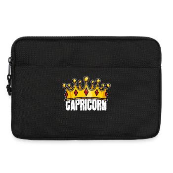 Steinbock Horoskop Aberglaube Tierkreiszeichen - Laptoptasche 13" - Schwarz - Vorne
