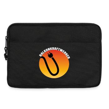 Balkonkraftwerk Plug Icon - Laptoptasche 13" - Schwarz - Vorne