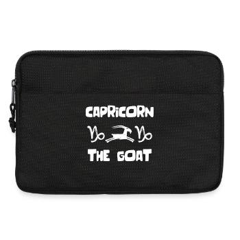 Tierkreiszeichen Statement Steinbock Horoskop - Laptoptasche 13" - Schwarz - Vorne