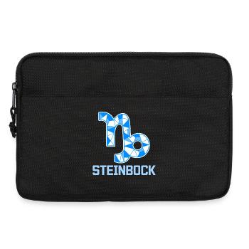 Tierkreiszeichen Spruch Steinbock Astronomie - Laptoptasche 13" - Schwarz - Vorne
